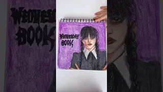 Wednesday Addams pop up book 🕸️😱 #wednesday #wednesdayaddams #wednesdayshorts #shorts #diy #craft