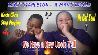 Bre & Ra Reacts To Chris Stapleton | A Mans World Reaction |James Brown Cover | This Man Has Soul🔥