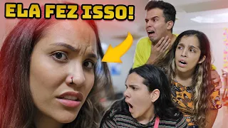 COLOQUEI UM PIERCING NO NARIZ E SURPREENDI TODO MUNDO! - LOUCURA