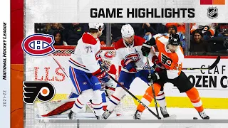 Canadiens @ Flyers 3/13 | NHL Highlights 2022