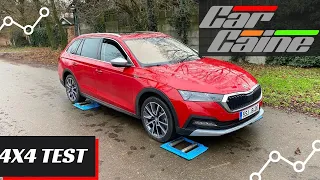 Škoda Octavia Scout 2020 4x4 Test on Rollers- CarCaine