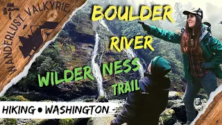 Must See Huge Waterfalls| Boulder River Trail|Winter Hikes Washington