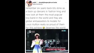 Remember 6years ago BTS done as backup dancers at fashion king✨ #bts #army #ot7