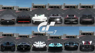 All Ultimate Vision GT Top Speed (10th Anniversary VGT) - Gran Turismo 7 [4KPS5]