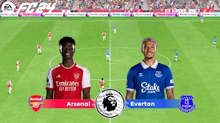 FC 24 | Arsenal vs Everton - Premier League 2023/24 - PS5™ Gameplay