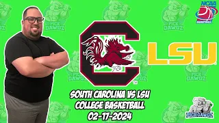 South Carolina vs LSU 2/17/24 Free College Basketball Picks and Predictions  | NCAA Tips