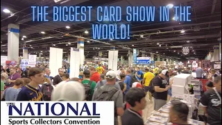 National Card Show Day 1 and Flight to Chicago