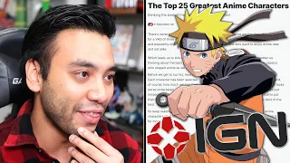 Gigguk Reacts to IGN's Top 25 Anime Characters OF ALL TIME