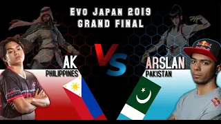 ARSLAN ASH VS AK || EVO Japan 2019 Grand Final || HD
