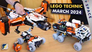 2024 March LEGO Technic Space Sets - Designer Presentation (features & new parts)