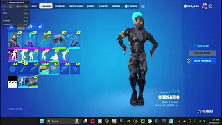 scenario emote with rare skins and transitions