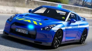 [GTA-LSPDFR] NISSAN GT-R | GENDARMERIE NATIONALE #119