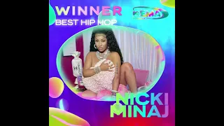 NICKI MINAJ wins best Hip-hop at 2021 MTV VMA's🏆 #barbz #nickiminaj #vmas