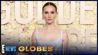 Natalie Portman Confesses She’s a SWIFTIE | 2024 Golden Globes