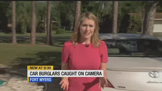 Car burglars caught on camera in Fort Myers Villas