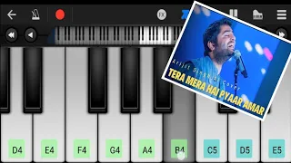 Tum hi ho Song 📲 Mobile  _Piano 🎹 Tutorial