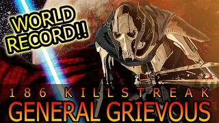 Battlefront 2 General Grievous 186 Killstreak World Record