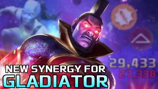 A POWERFUL NEW SYNERGY FOR GLADIATOR: Supercharging His Damage Output! | Mcoc