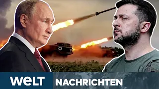 PUTINS KRIEG: Ukraine meldet hohe Verluste - Heftige Kämpfe im Osten des Landes I WELT Nachtstream