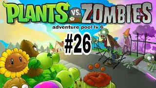 Plants vs Zombies Adventure pool lv 6 #26-1000