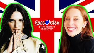 LET'S REACT TO THE UK'S SONG FOR EUROVISION 2023 // MAE MULLER "I WROTE A SONG"