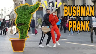 Bushman Prank in Madrid Scaring People [Parte #5]