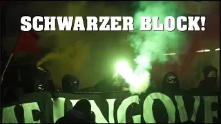 Wien: SCHWARZER BLOCK bei Anti-Regierung DEMO  | 13.01.2018