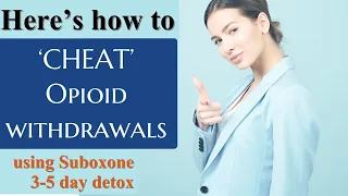 Success story: how to get off opioids/opiates without withdrawals ❗️Suboxone 3-5 day detox