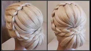 Прически.Обучение Прическам.Красивая текстурная прическа.Course on hairstyles.Beautiful hairstyles.