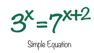 Solving a Nice Exponential Equation in 2 Ways