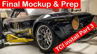 67 Mustang TCI Suspension Mockup and Fitting Larger Rear Tires - TCI Install Part 3 - Ep. 15