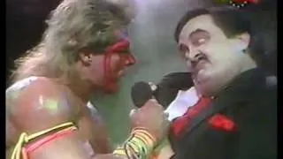 WWF Paul Bearer with Ultimate Warrior and...