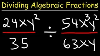 Dividing Algebraic Fractions