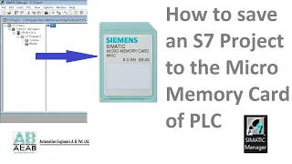 How to take backup in MMC using SIMATIC Manager | Save S7 Project to the Micro Memory Card of PLC