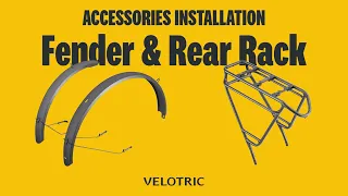 Velotric Summit 1: How to install fenders and the rear rack