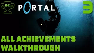 The Cake is a Lie - Portal Walkthrough Part 3 [Portal All Achievements Walkthrough]