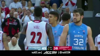 North Carolina vs Louisville College Basketball Condensed Game 2018