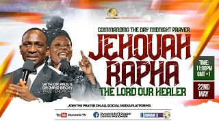 COMMANDING THE DAY REBROADCAST- JEHOVAH RAPHA THE LORD OUR HEALER. 23-05-2024
