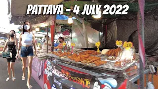 PATTAYA SOI BUAKHAO MARKET 4K | 4 JULY 2022