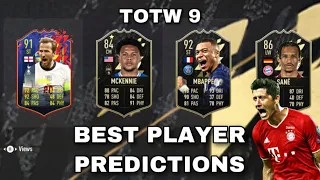 BEST PLAYERS IN TOTW 9 PREDICTION 👀 | #FIFA22 ULTIMATE TEAM