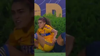 ¡QUÉ DOLOR! 😨😞 Aparatosa lesión de Sabrina Enciso #futbol #viral