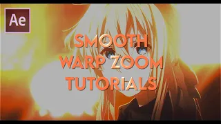 warp zoom out tutorial | after effects tutorials