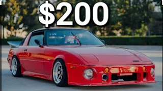 How Should We Build Our Dream Car?  ($200 RX7)