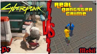 Cyberpunk 2077 Physics Vs Real Gangster Crime Physics (mobile games)