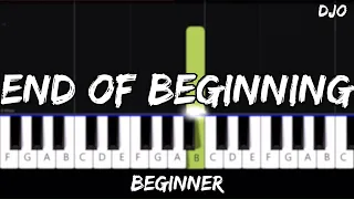 Djo - End of Beginning - Easy Beginner Piano Tutorial - For 1 Hand