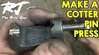 How To Make A Cheap & Easy Cotter Pin Press For Cottered Cranks