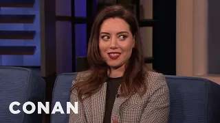 Fred Armisen & Nick Kroll Saved Aubrey Plaza's "Border" Screening | CONAN on TBS