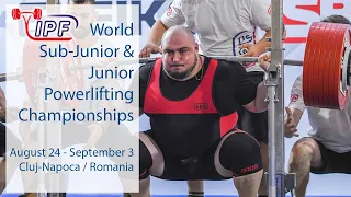 Men SJr , 120 - 120+ kg, Jr 120+ classic - World Sub-Junior & Junior Powerlifting Championships 2023