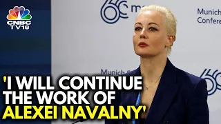 Alexei Navalny’s Widow Vows To Fight For A 'Free Russia' | Yulia Navalnaya | IN18V | CNBC TV18
