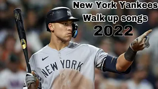 New York Yankees 2022 Walk up songs